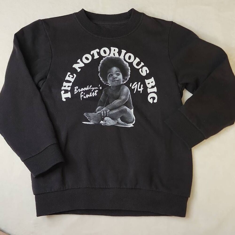 The Notorious B.I.G Black Sweatshirt Size 5t